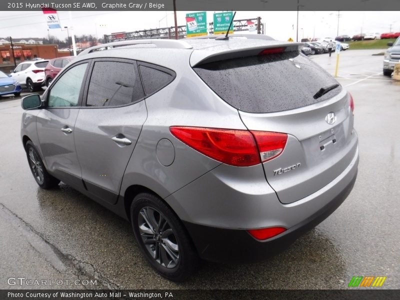 Graphite Gray / Beige 2015 Hyundai Tucson SE AWD