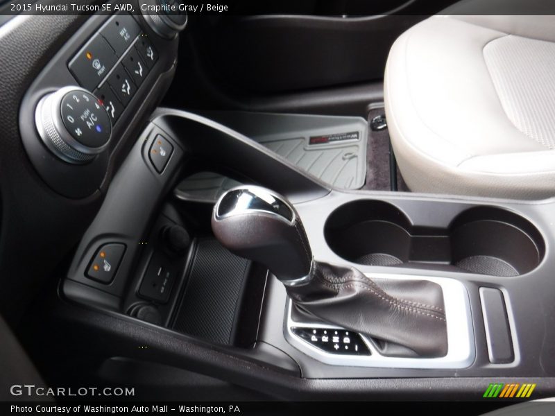 Graphite Gray / Beige 2015 Hyundai Tucson SE AWD