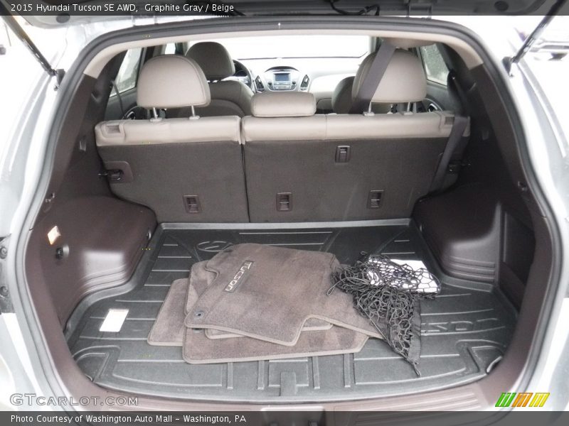 Graphite Gray / Beige 2015 Hyundai Tucson SE AWD