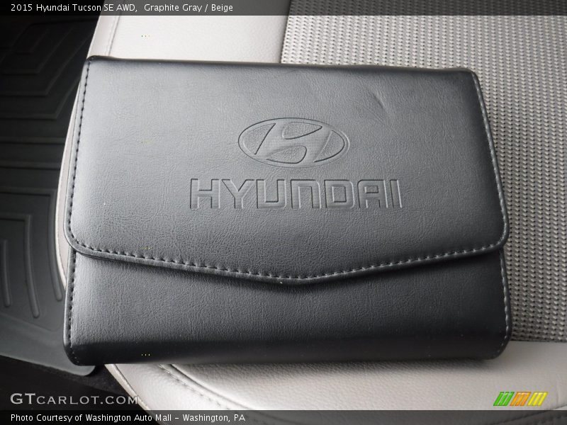 Graphite Gray / Beige 2015 Hyundai Tucson SE AWD