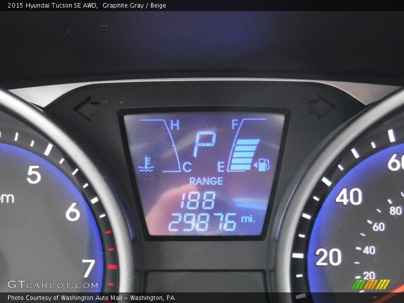 Graphite Gray / Beige 2015 Hyundai Tucson SE AWD