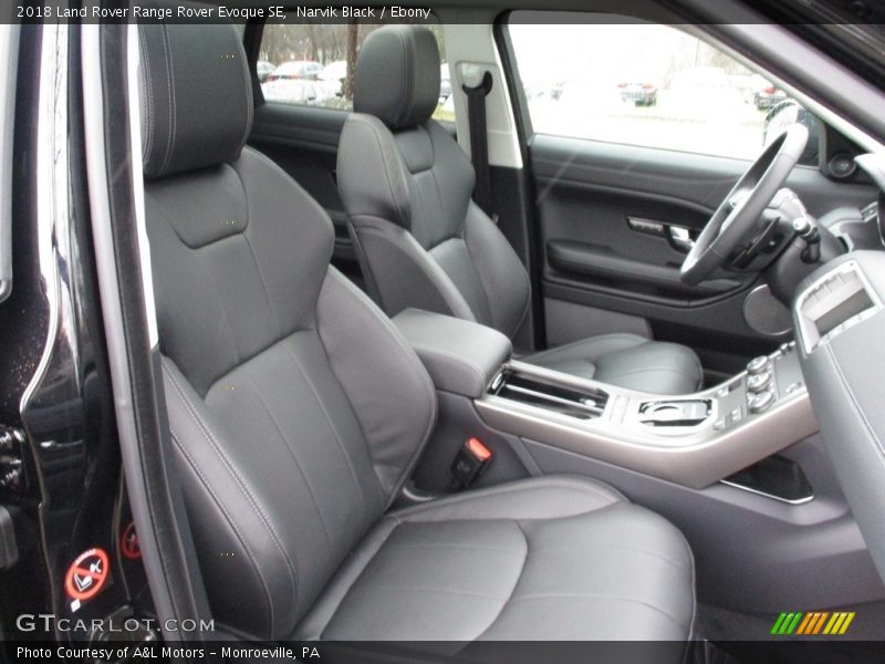 Front Seat of 2018 Range Rover Evoque SE