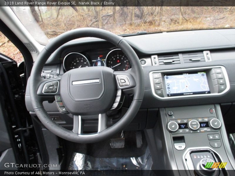 Dashboard of 2018 Range Rover Evoque SE