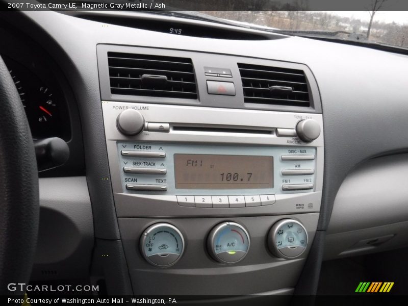Magnetic Gray Metallic / Ash 2007 Toyota Camry LE