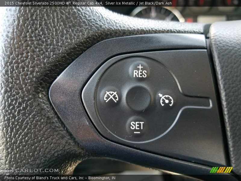 Silver Ice Metallic / Jet Black/Dark Ash 2015 Chevrolet Silverado 2500HD WT Regular Cab 4x4