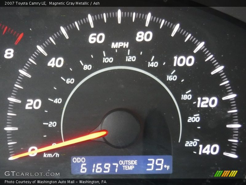 Magnetic Gray Metallic / Ash 2007 Toyota Camry LE