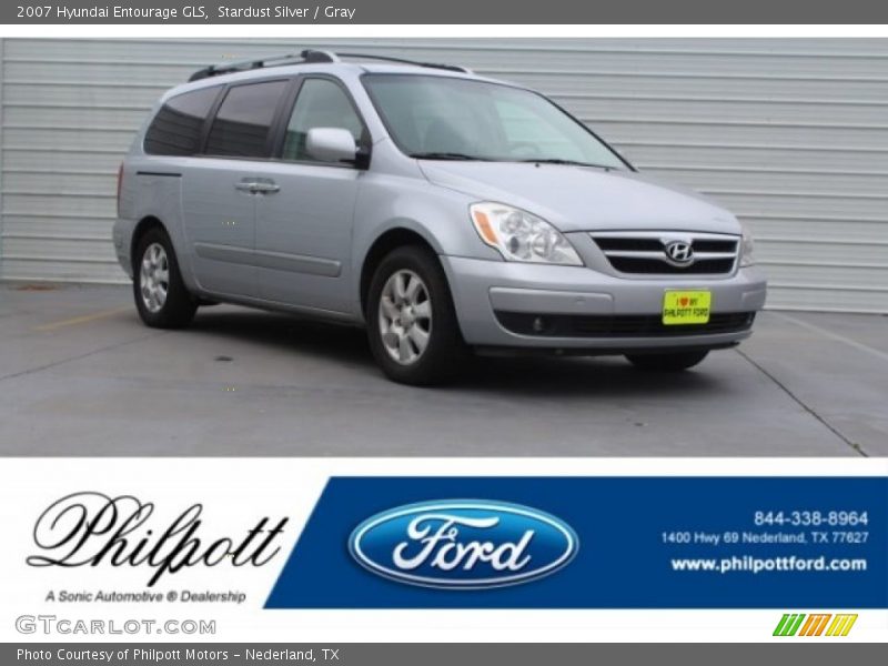 Stardust Silver / Gray 2007 Hyundai Entourage GLS