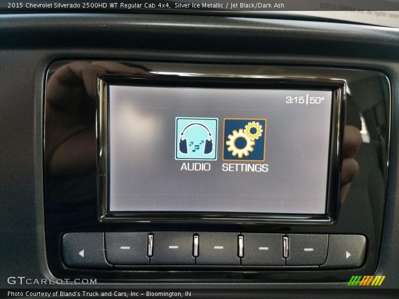 Silver Ice Metallic / Jet Black/Dark Ash 2015 Chevrolet Silverado 2500HD WT Regular Cab 4x4