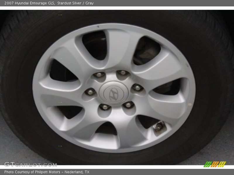 Stardust Silver / Gray 2007 Hyundai Entourage GLS