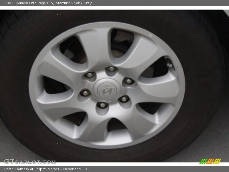 Stardust Silver / Gray 2007 Hyundai Entourage GLS