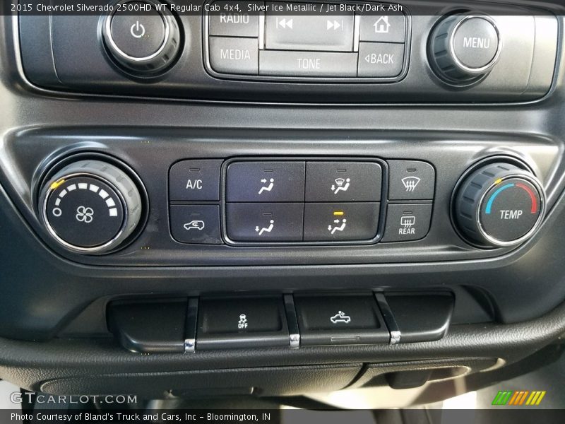 Silver Ice Metallic / Jet Black/Dark Ash 2015 Chevrolet Silverado 2500HD WT Regular Cab 4x4