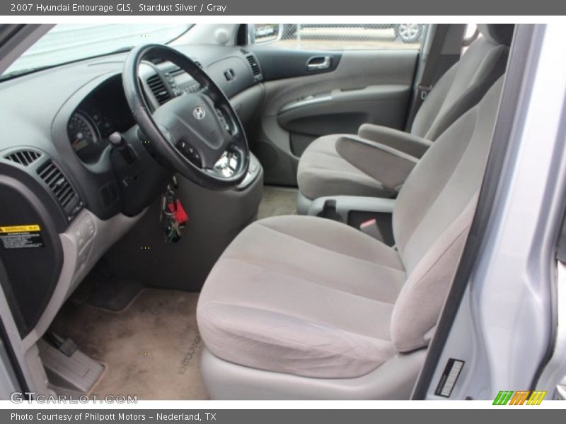Stardust Silver / Gray 2007 Hyundai Entourage GLS