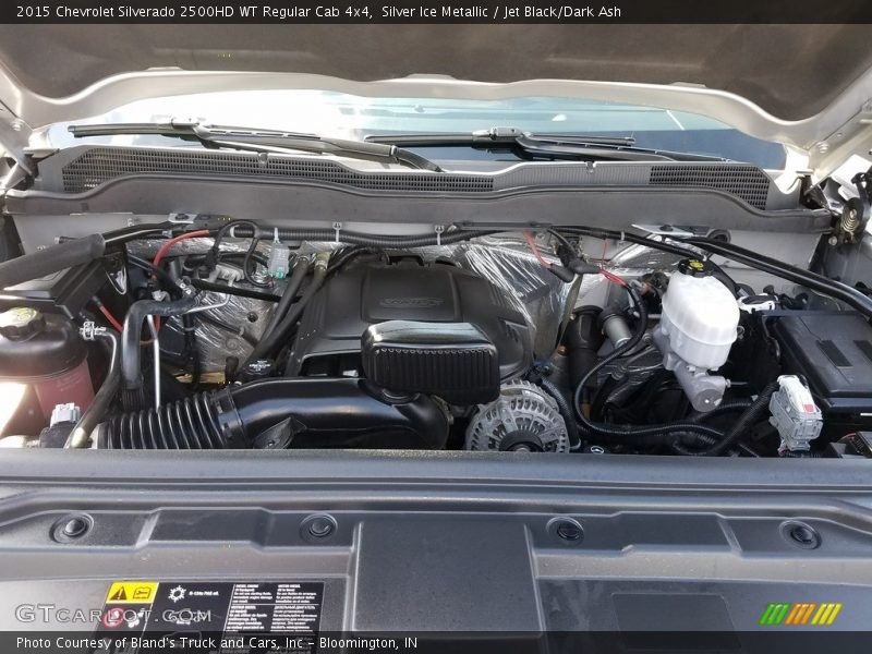 Silver Ice Metallic / Jet Black/Dark Ash 2015 Chevrolet Silverado 2500HD WT Regular Cab 4x4