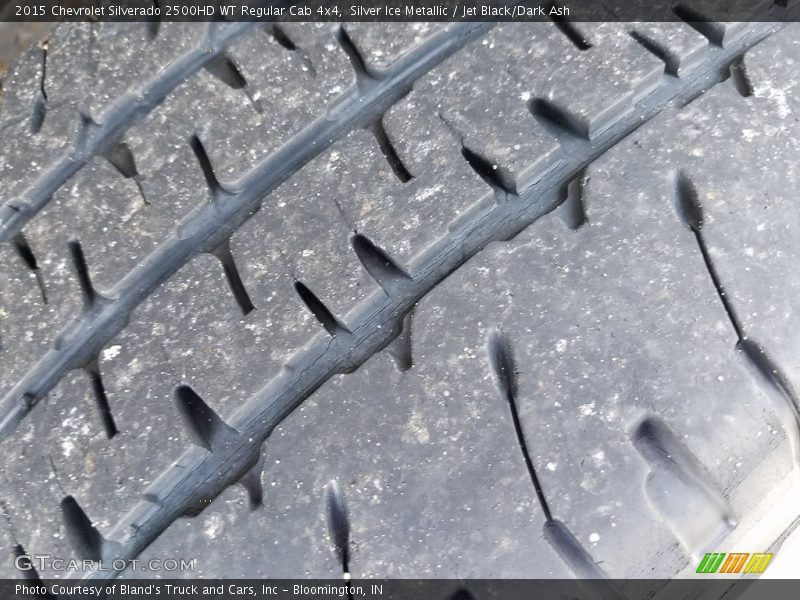 Silver Ice Metallic / Jet Black/Dark Ash 2015 Chevrolet Silverado 2500HD WT Regular Cab 4x4