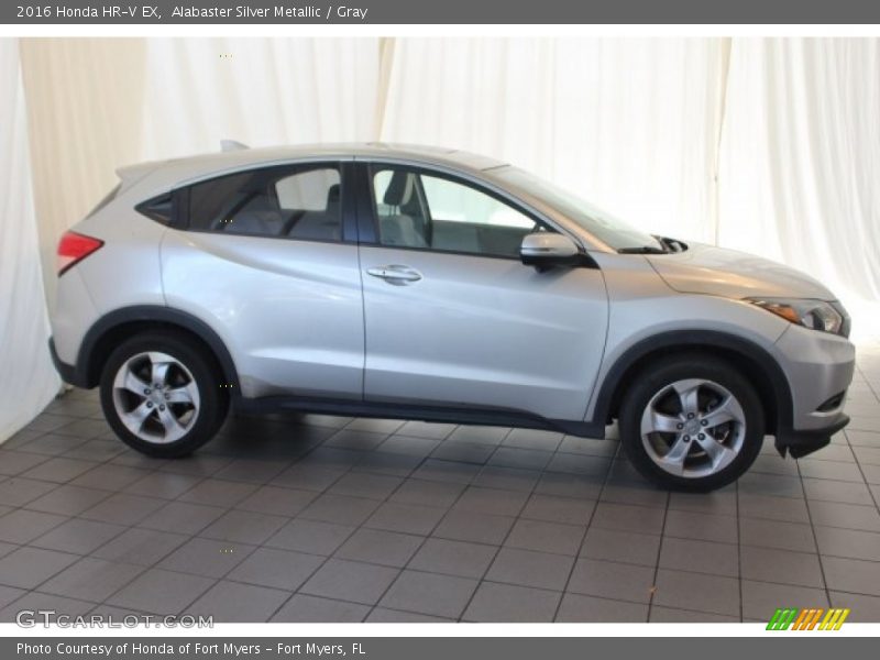 Alabaster Silver Metallic / Gray 2016 Honda HR-V EX