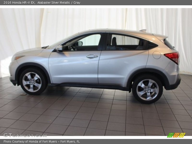 Alabaster Silver Metallic / Gray 2016 Honda HR-V EX