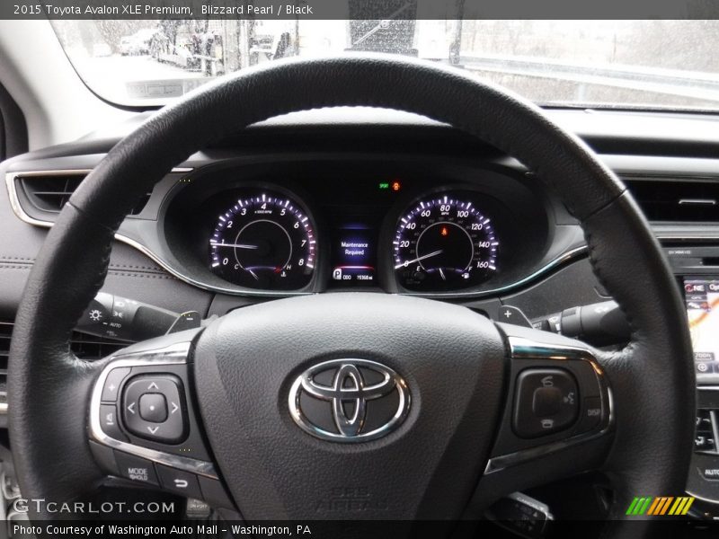 Blizzard Pearl / Black 2015 Toyota Avalon XLE Premium