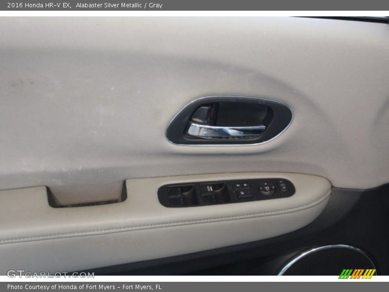 Alabaster Silver Metallic / Gray 2016 Honda HR-V EX
