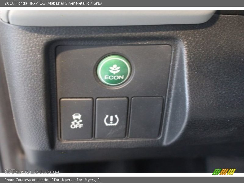 Alabaster Silver Metallic / Gray 2016 Honda HR-V EX
