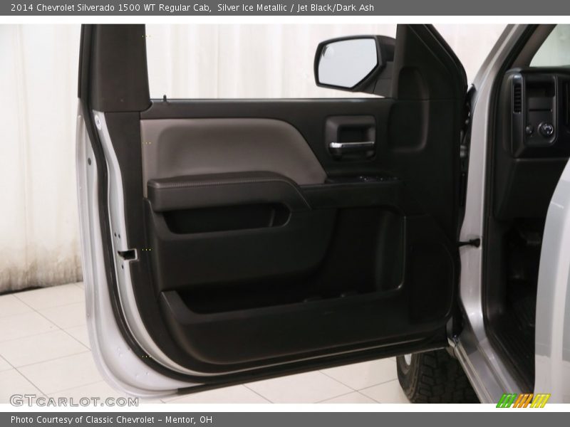 Silver Ice Metallic / Jet Black/Dark Ash 2014 Chevrolet Silverado 1500 WT Regular Cab