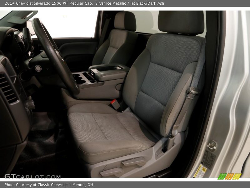Silver Ice Metallic / Jet Black/Dark Ash 2014 Chevrolet Silverado 1500 WT Regular Cab