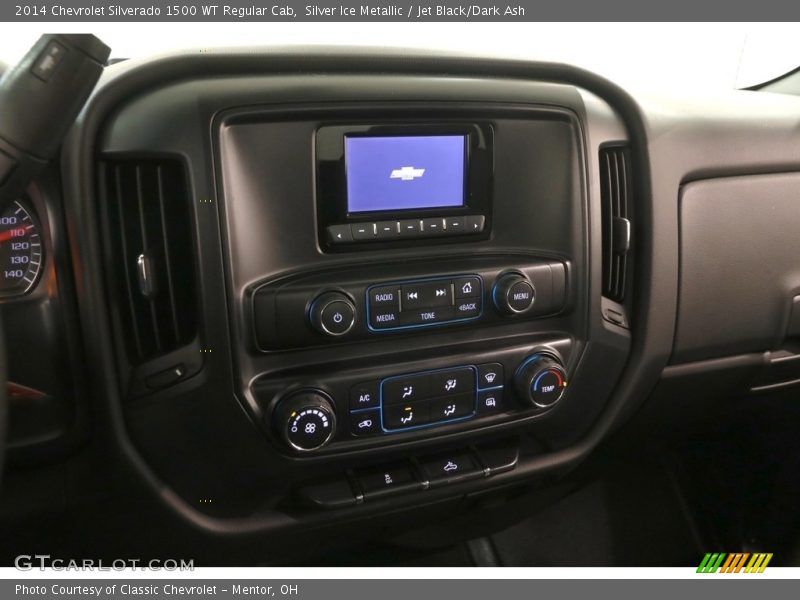 Silver Ice Metallic / Jet Black/Dark Ash 2014 Chevrolet Silverado 1500 WT Regular Cab
