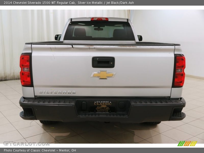 Silver Ice Metallic / Jet Black/Dark Ash 2014 Chevrolet Silverado 1500 WT Regular Cab