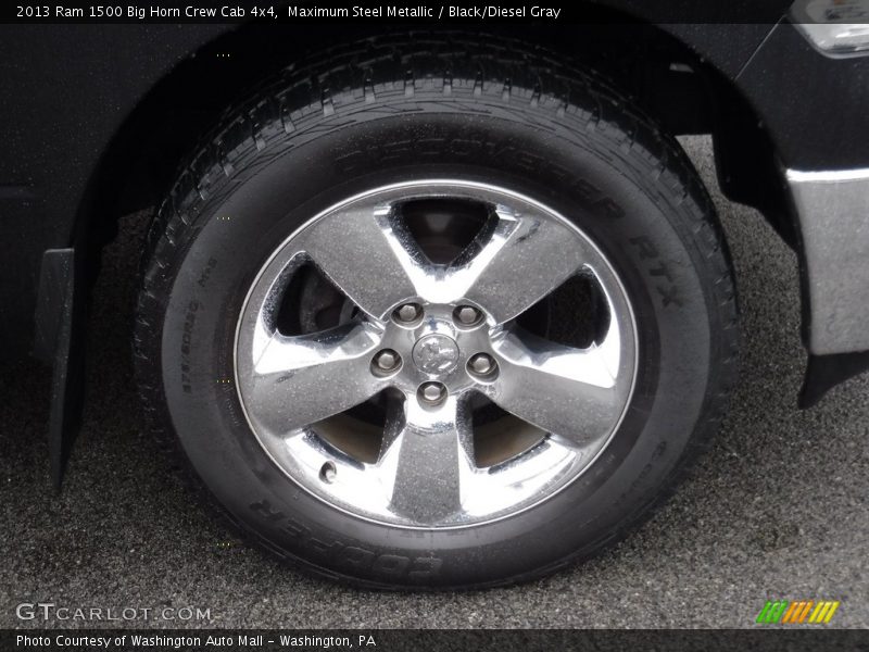 Maximum Steel Metallic / Black/Diesel Gray 2013 Ram 1500 Big Horn Crew Cab 4x4