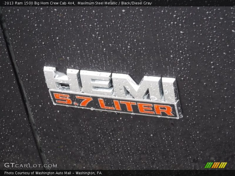 Maximum Steel Metallic / Black/Diesel Gray 2013 Ram 1500 Big Horn Crew Cab 4x4