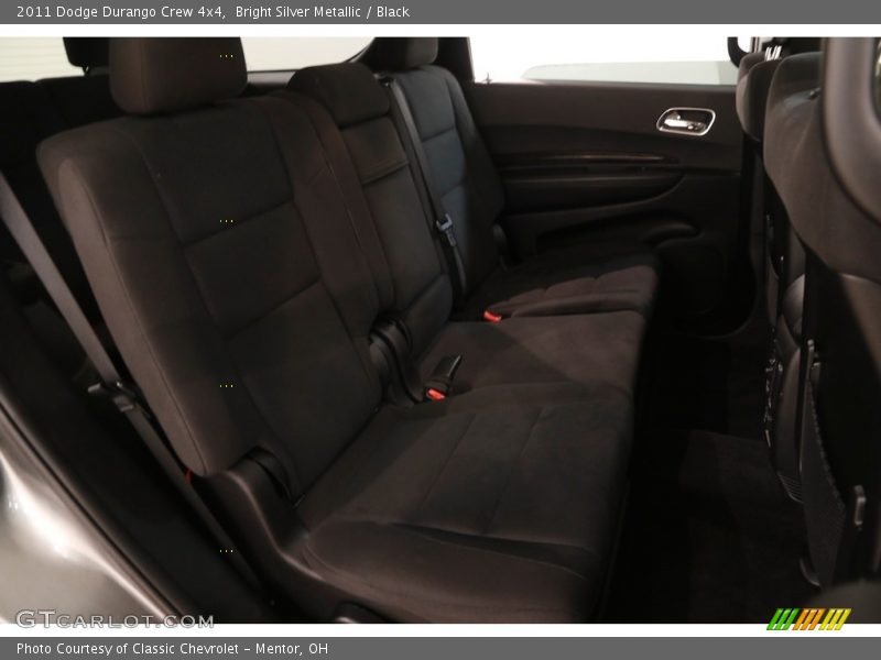 Bright Silver Metallic / Black 2011 Dodge Durango Crew 4x4