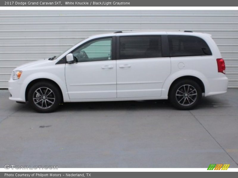 White Knuckle / Black/Light Graystone 2017 Dodge Grand Caravan SXT