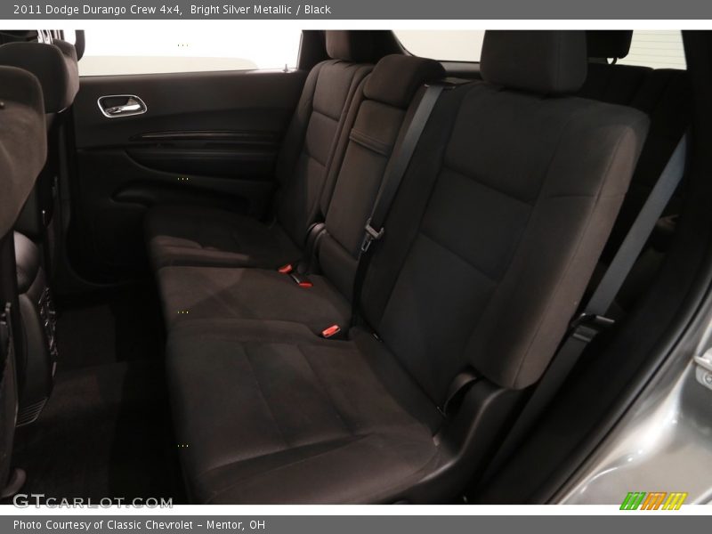 Bright Silver Metallic / Black 2011 Dodge Durango Crew 4x4