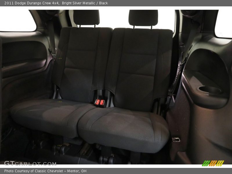 Bright Silver Metallic / Black 2011 Dodge Durango Crew 4x4