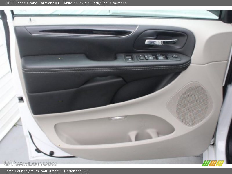White Knuckle / Black/Light Graystone 2017 Dodge Grand Caravan SXT