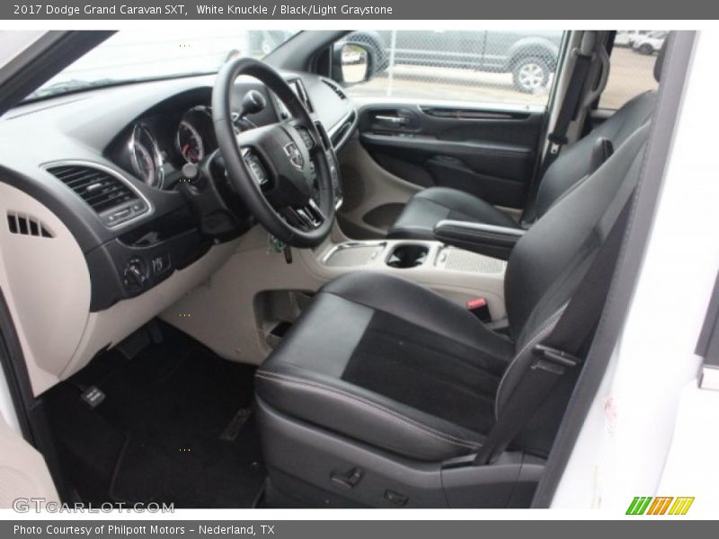White Knuckle / Black/Light Graystone 2017 Dodge Grand Caravan SXT