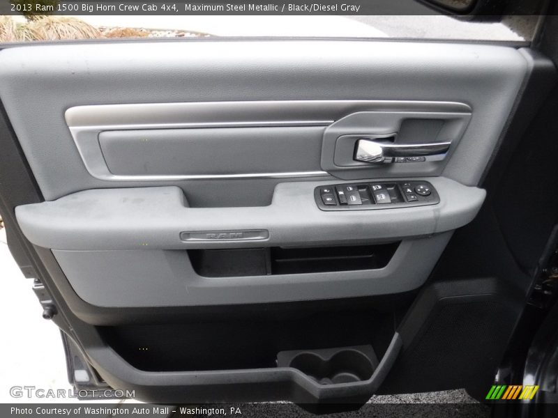 Maximum Steel Metallic / Black/Diesel Gray 2013 Ram 1500 Big Horn Crew Cab 4x4