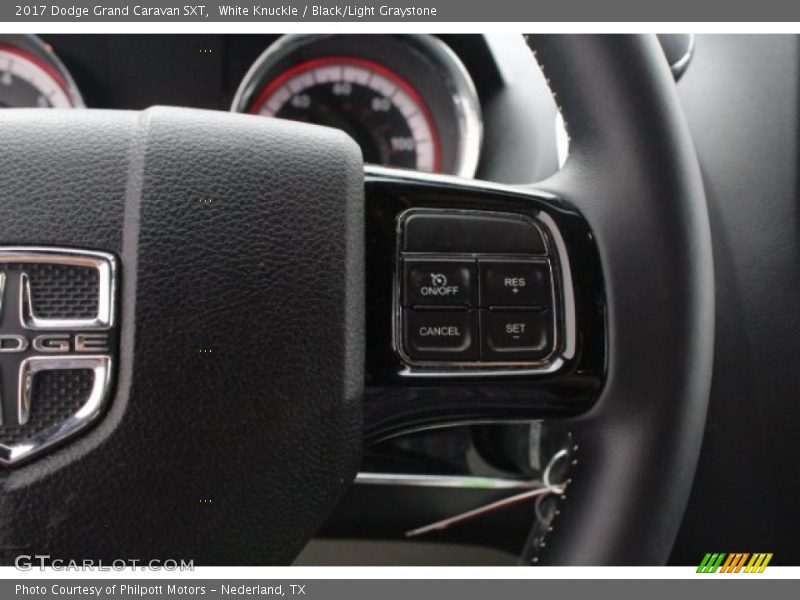 White Knuckle / Black/Light Graystone 2017 Dodge Grand Caravan SXT