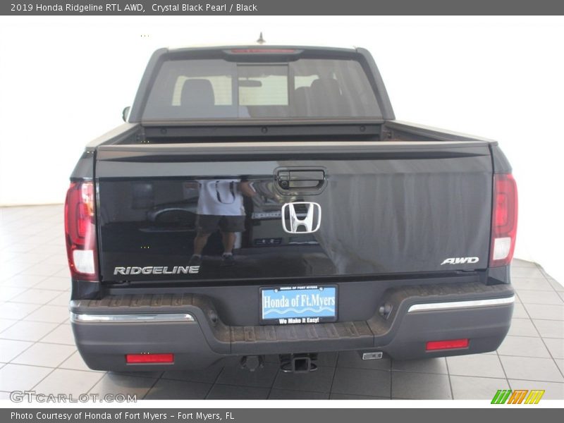 Crystal Black Pearl / Black 2019 Honda Ridgeline RTL AWD