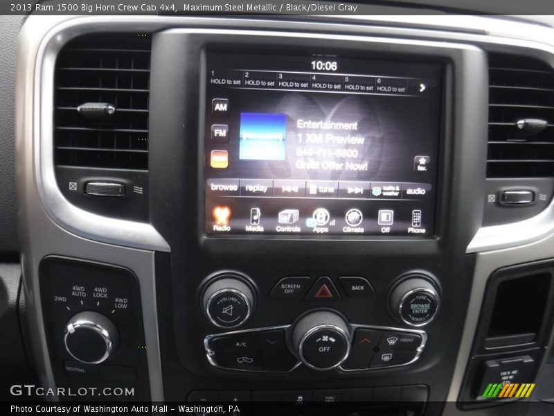 Maximum Steel Metallic / Black/Diesel Gray 2013 Ram 1500 Big Horn Crew Cab 4x4