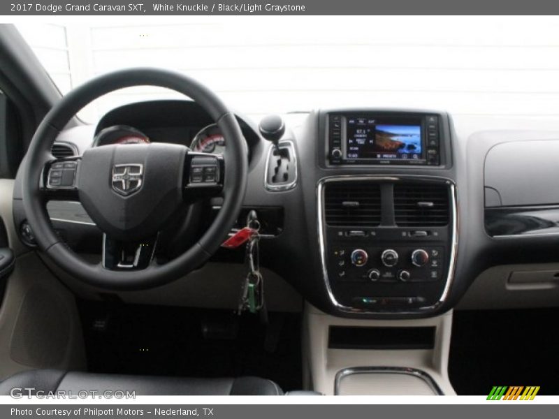 White Knuckle / Black/Light Graystone 2017 Dodge Grand Caravan SXT