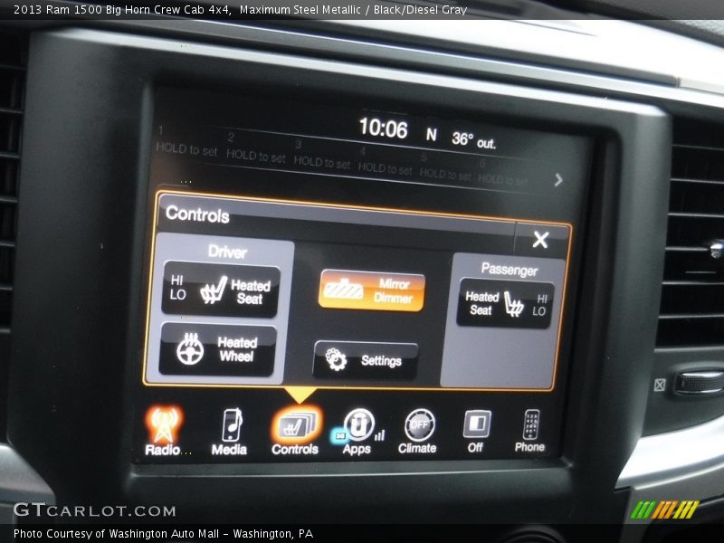 Maximum Steel Metallic / Black/Diesel Gray 2013 Ram 1500 Big Horn Crew Cab 4x4