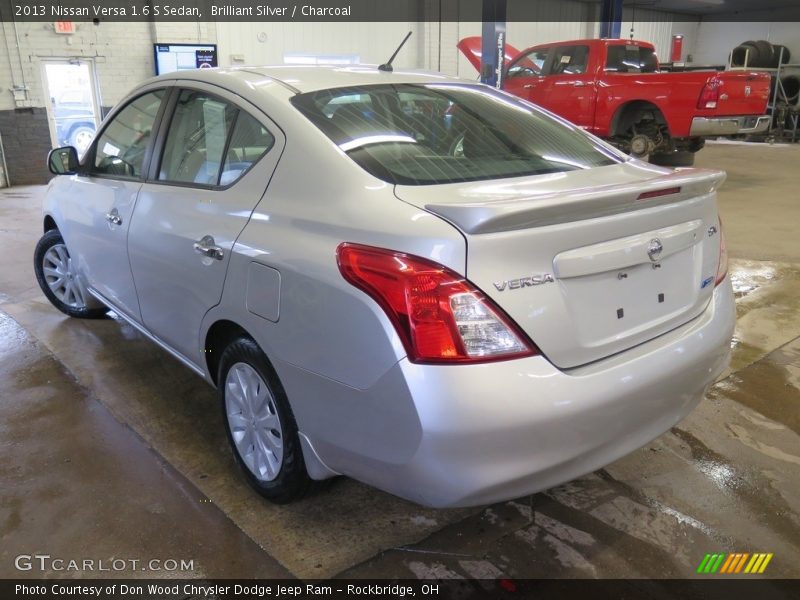Brilliant Silver / Charcoal 2013 Nissan Versa 1.6 S Sedan