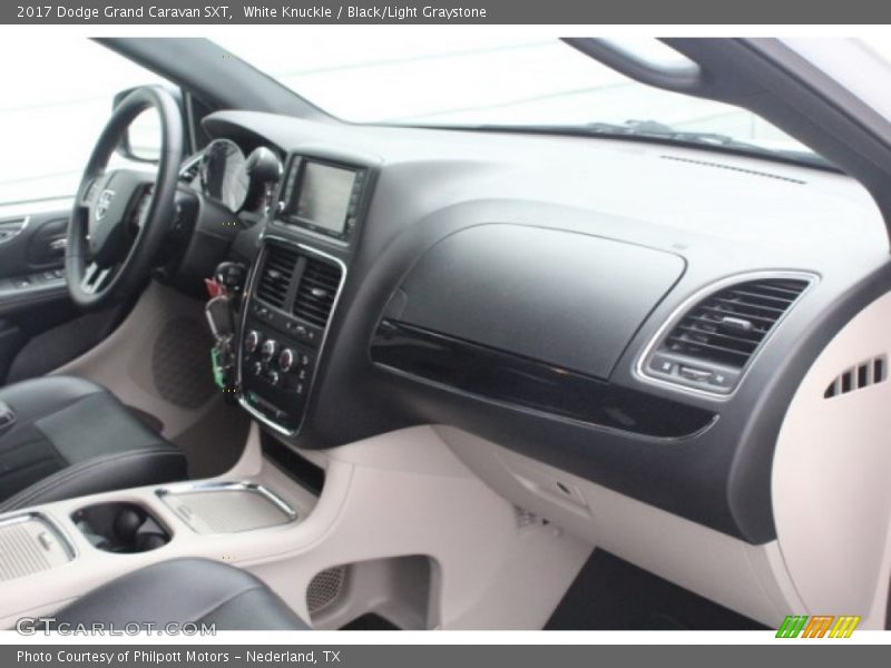 White Knuckle / Black/Light Graystone 2017 Dodge Grand Caravan SXT