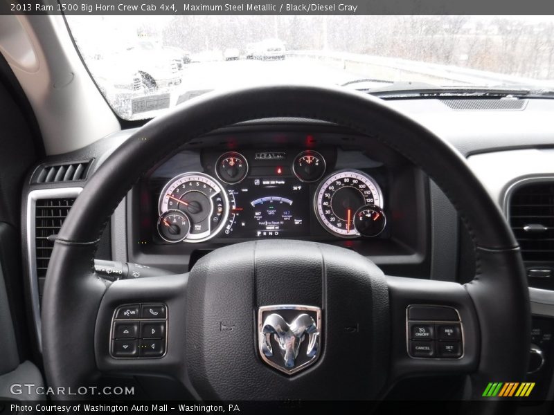 Maximum Steel Metallic / Black/Diesel Gray 2013 Ram 1500 Big Horn Crew Cab 4x4