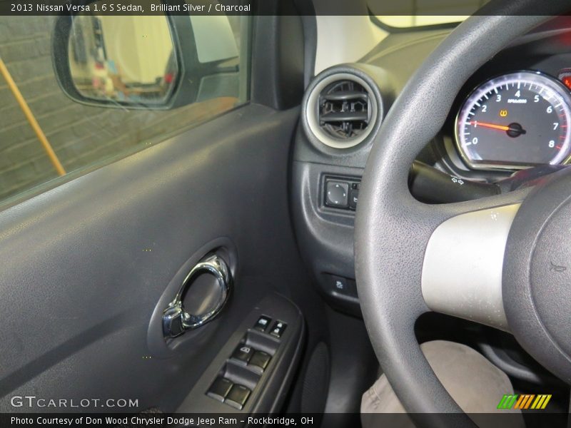 Brilliant Silver / Charcoal 2013 Nissan Versa 1.6 S Sedan