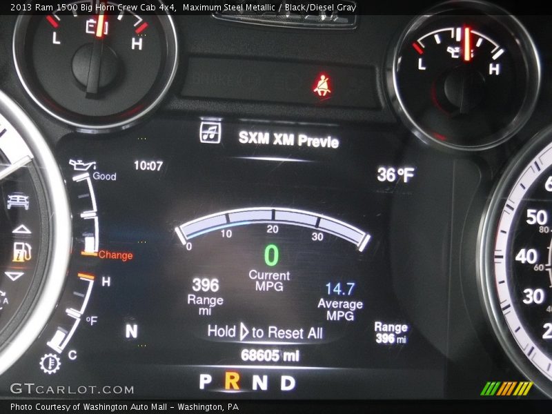 Maximum Steel Metallic / Black/Diesel Gray 2013 Ram 1500 Big Horn Crew Cab 4x4