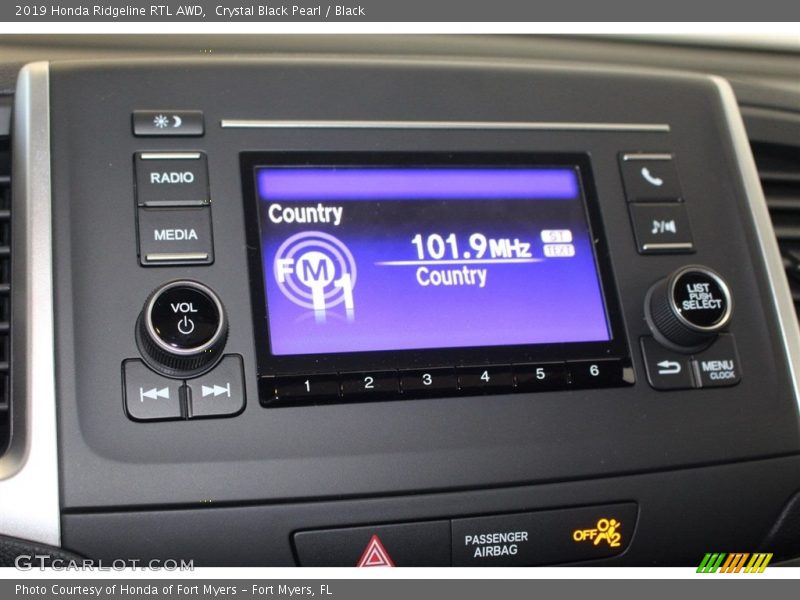 Audio System of 2019 Ridgeline RTL AWD