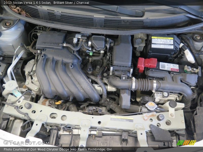 Brilliant Silver / Charcoal 2013 Nissan Versa 1.6 S Sedan