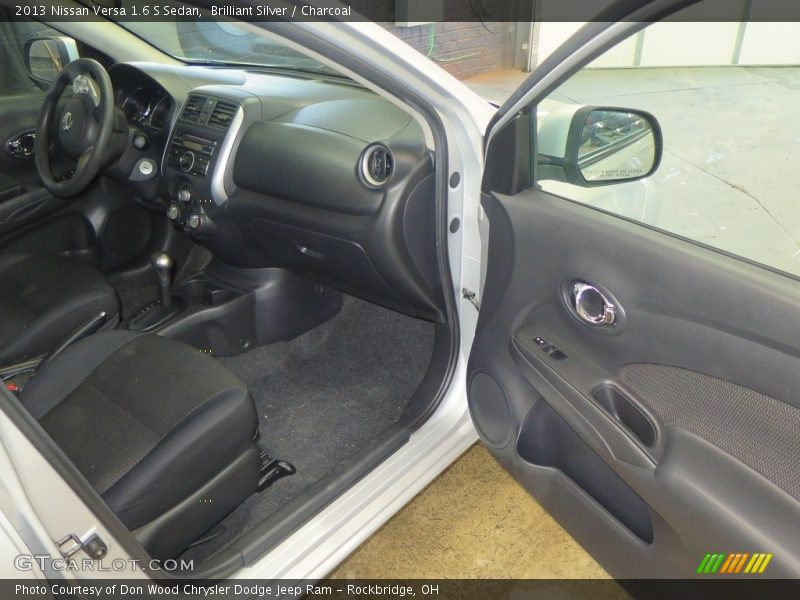 Brilliant Silver / Charcoal 2013 Nissan Versa 1.6 S Sedan