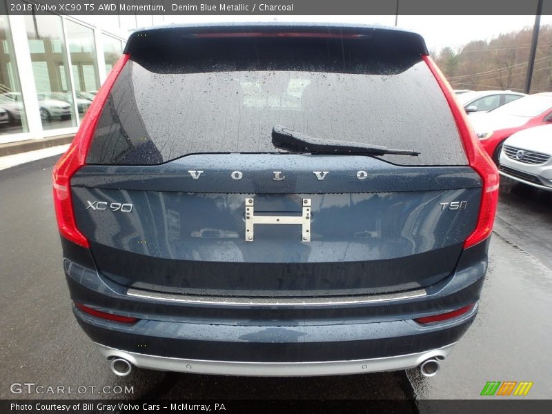 Denim Blue Metallic / Charcoal 2018 Volvo XC90 T5 AWD Momentum